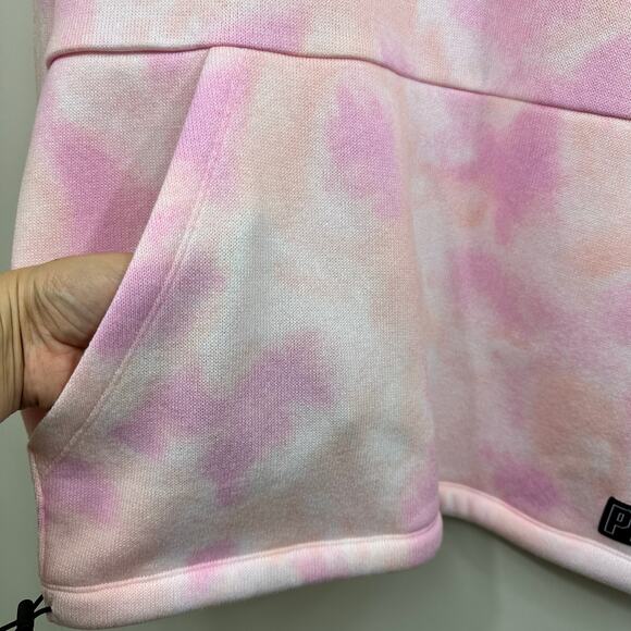 PINK Victoria's Secret Tie Dye Quarter Zip Pullover Knit Sweater Small NWT - Picture 11 of 14